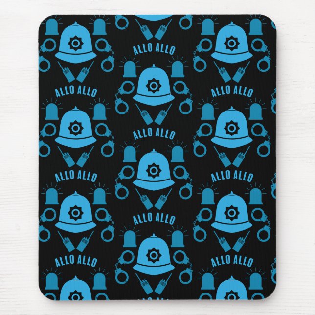 Brittiska polisgåvor och tillbehör musmatta (Framsidan)