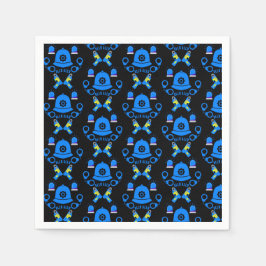 Brittiska polisgåvor och tillbehör pappersservett