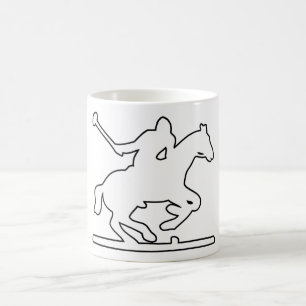 Brittiska ponnyer för Silhouette för spelare fö Kaffemugg