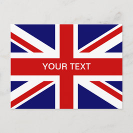 Brittiska postkort för flagga | Konstruktion för U Vykort