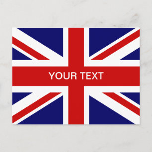 Brittiska postkort för flagga Konstruktion för U Vykort