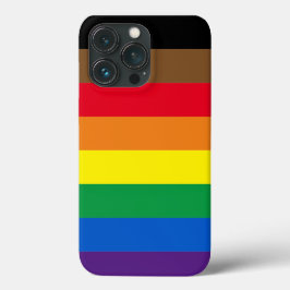 Brittiska Pridets mångfald inklusive regnbåge, fla