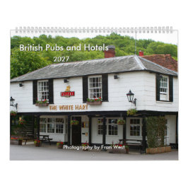 Brittiska pubar och hotell 2027 kalender