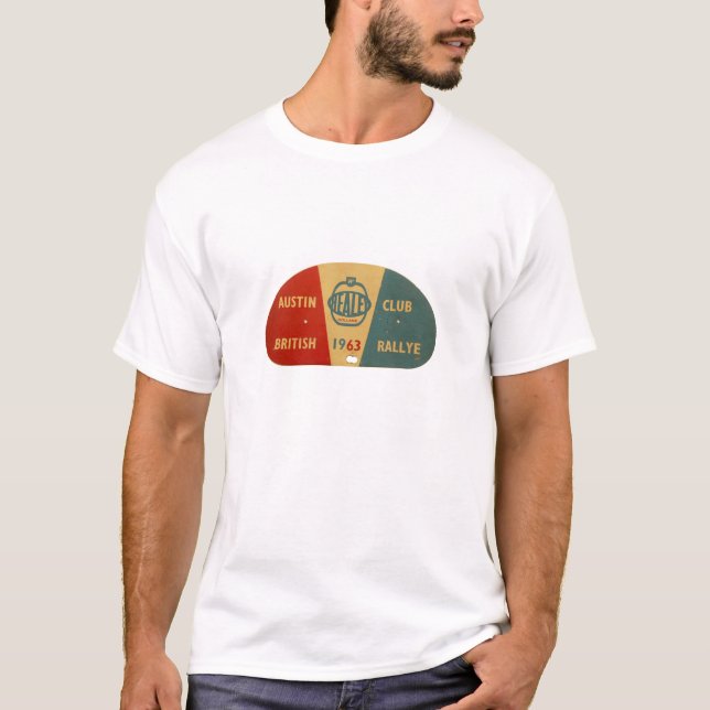 Brittiska Rallye '63 Tee Shirt (Framsida)