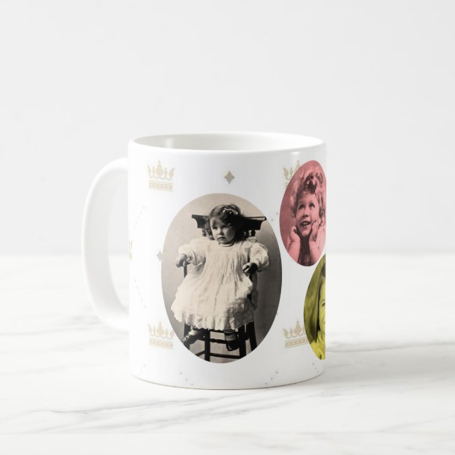 Brittiska royalets flickor kaffemugg (Framsida vänster)