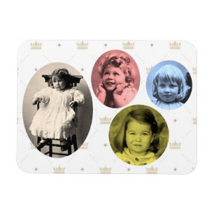 Brittiska royalets flickor magnet