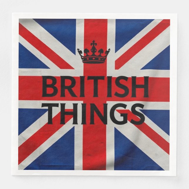 Brittiska saker pappersservetter (Framsida)