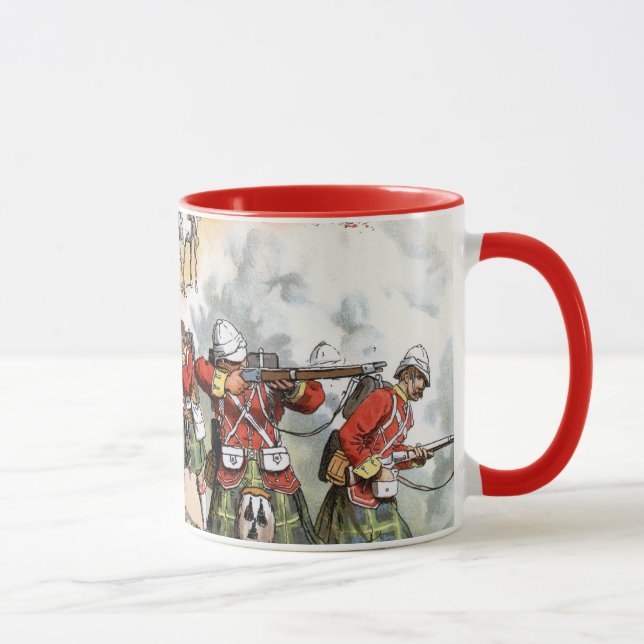 Brittiska soldater av det 19th århundradet mugg (Höger)