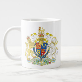 Brittiska statsvapnet jumbo mugg