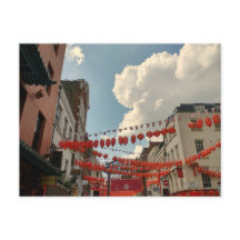 Brittiska UK London Chinatown Flagga Lykta Resa