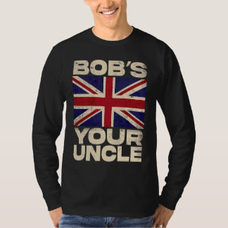 Brittiska Union Jack Flagga Bob's your Uncle T Shirt