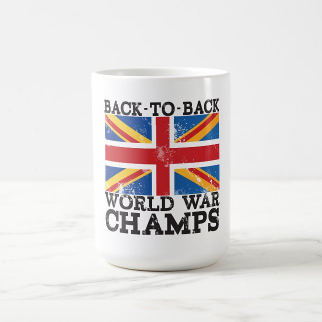 Brittiska världskrigssegern kaffemugg (Center)