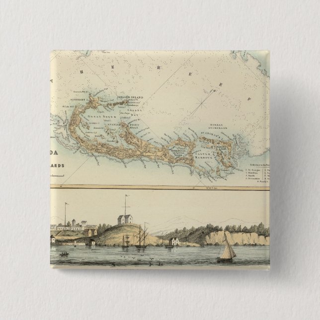 Brittiska Västerns Indiska innehav Knapp (Framsida)