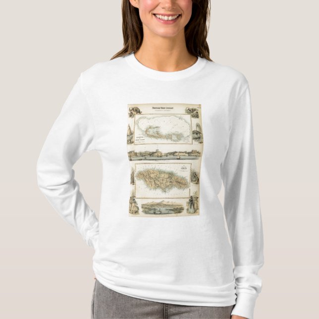 Brittiska västra indiska besittningar t-shirt (Framsida)