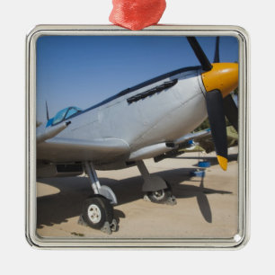 Brittiskbyggd Spitfire-jaktplan Julgransprydnad Metall