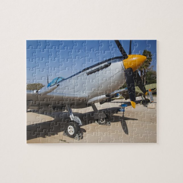 Brittiskbyggd Spitfire-jaktplan Pussel (Horisontell)