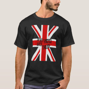 Brittiske kung Långt liv för kungen Gud skydda kun T Shirt