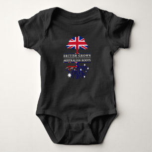 Brittiskt fullvuxet med australier rotar   t shirt