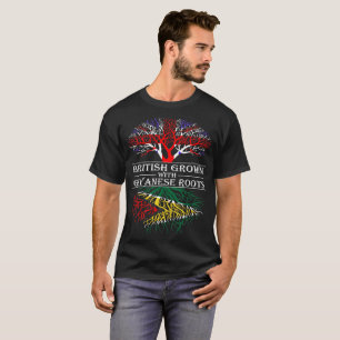 Brittiskt fullvuxet med Guyanese rotar T Shirt