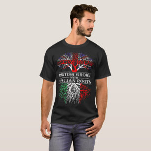 Brittiskt fullvuxet med italienare rotar t shirt
