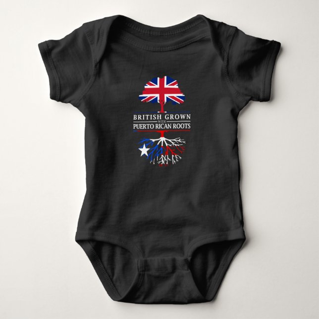 Brittiskt fullvuxet med Puerto Rican rotar   T Shirt (Framsida)
