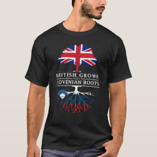 Brittiskt fullvuxet med slovenskt rotar t shirt