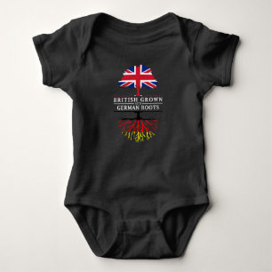 Brittiskt fullvuxet med tysk rotar   tyskland t shirt