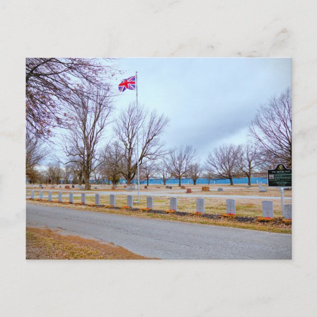 Brittiskt krigsmonument   vykort (Framsida)