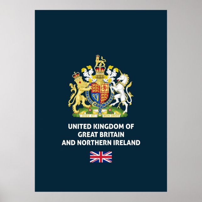 Brittiskt passnummer poster (Framsidan)