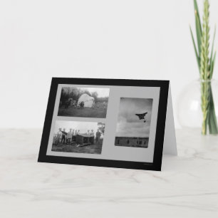 Brittsoldater med krigdraken och fallskärmen 1914 kort