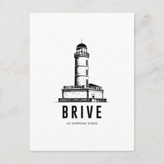 BrivelaGaillarde Le Chateau dEau Affiche Vintage Vykort