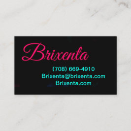 Brixentas kontaktinformation visitkort