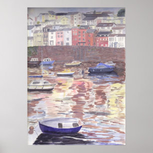 Brixham hamn poster