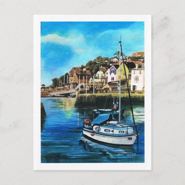 Brixham harbor, South Devon Vykort (Framsida)