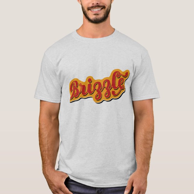 Brizzle, Bristol Dialect Slang T Shirt (Framsida)
