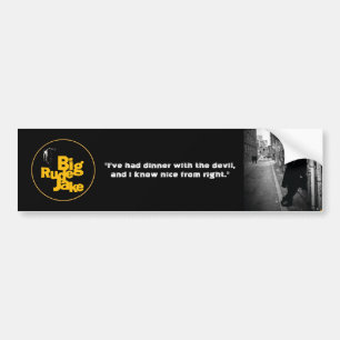 BRJ "Middag med Djävulen" Bumper Sticker Bildekal
