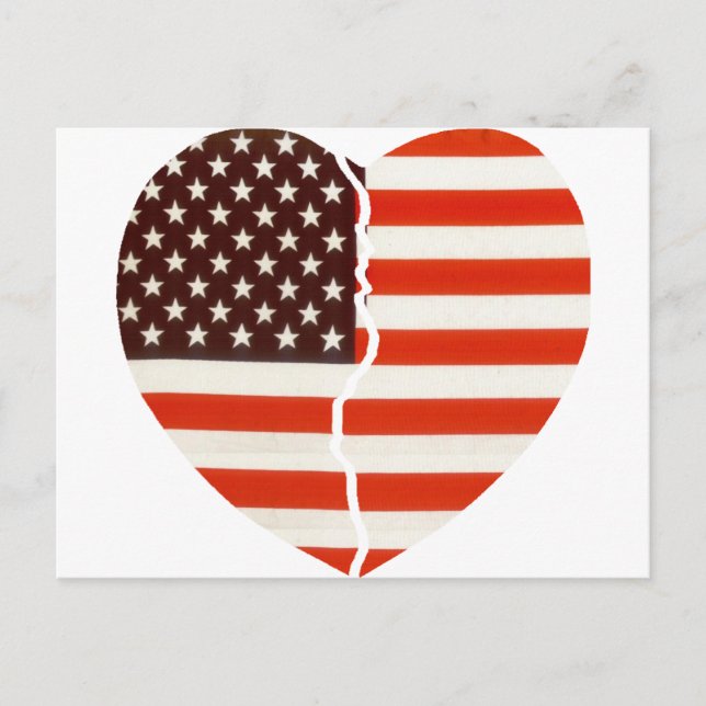 Brken American Heart Vykort (Framsida)