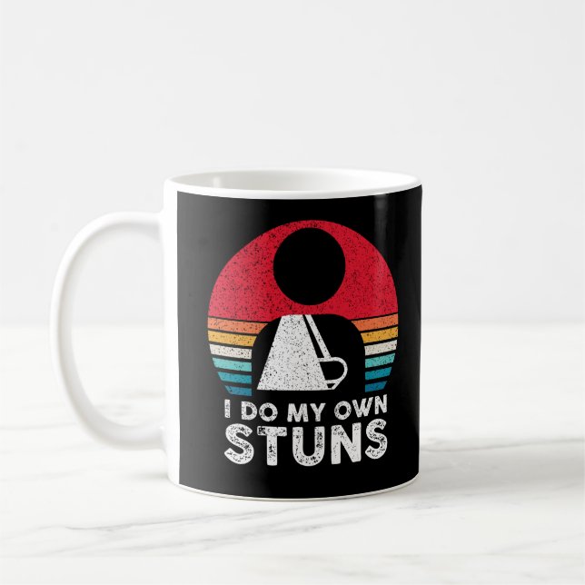 Brken Arm - Hand Wrist Elbow Injury Get well Snart Kaffemugg (Vänster)