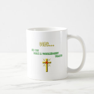 Brken Commandment Christian Kaffemugg