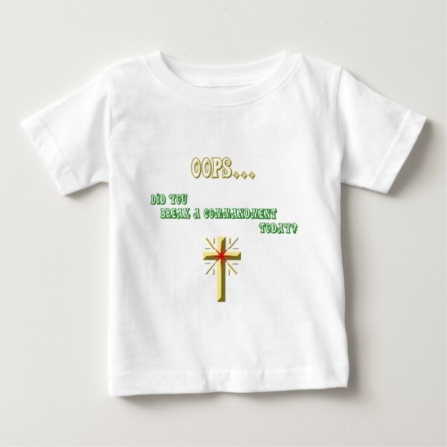Brken Commandment Christian T-shirt (Framsida)