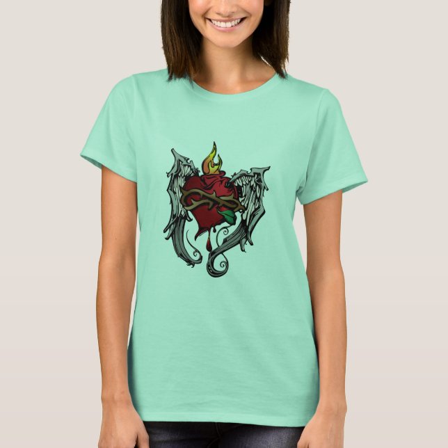 Brken Heart T Shirt (Framsida)