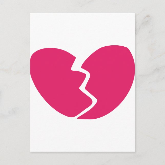 Brken Heart Vykort (Framsida)