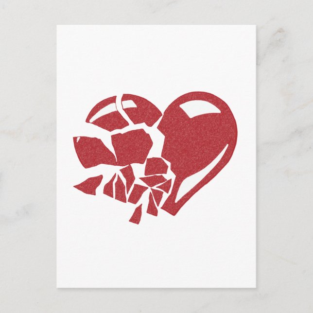 Brken Heart Vykort (Framsida)