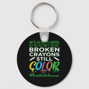 Brken Kritor Mental Health Awareness Supporter G Nyckelring