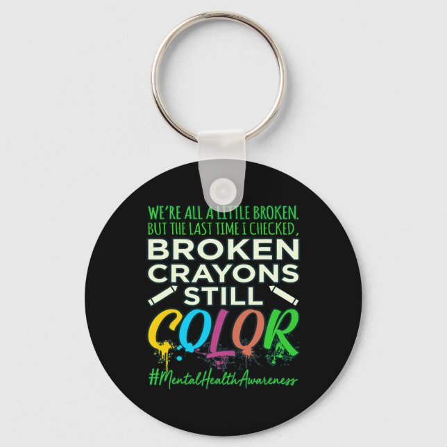 Brken Kritor Mental Health Awareness Supporter G Nyckelring (Framsida)