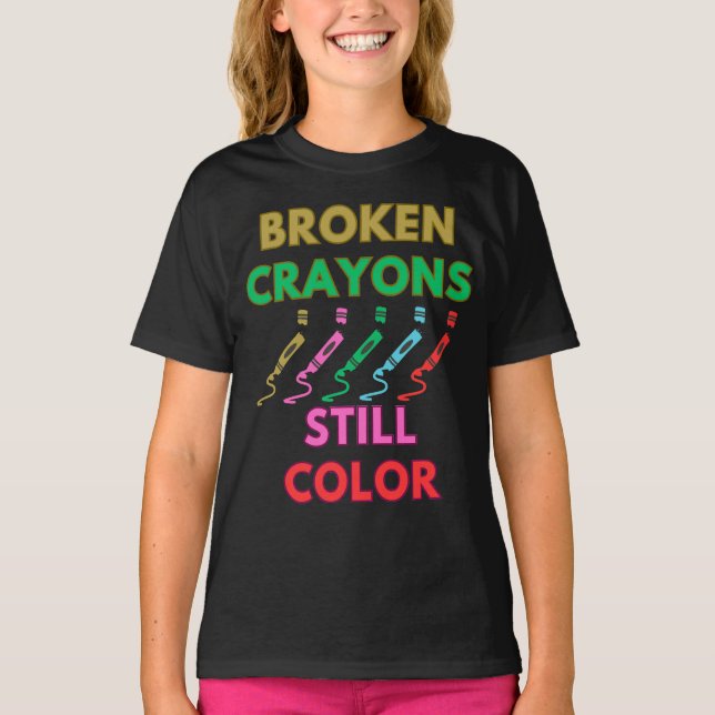 Brken Kritor still Färg inspiration T Shirt (Framsida)