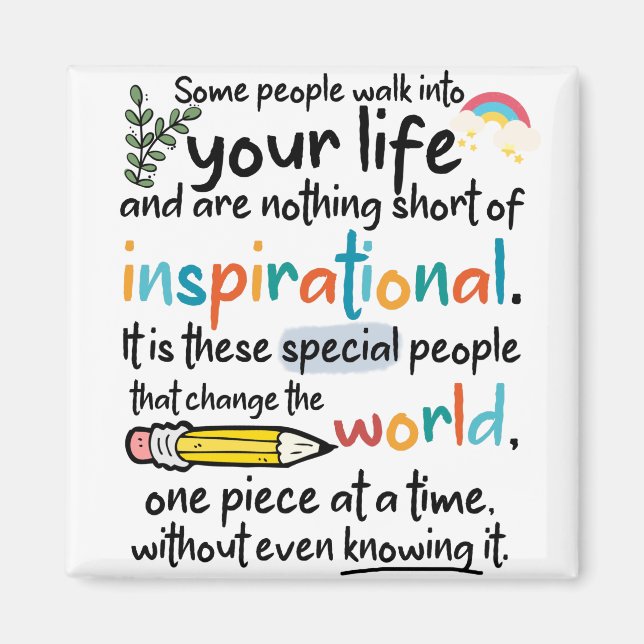 Brken Kritor still Färg Magnet (Framsidan)