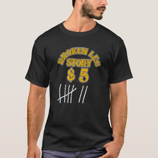 Brken Leg För barn Manar Women Leg Artikel 5 ben T Shirt (Framsida)