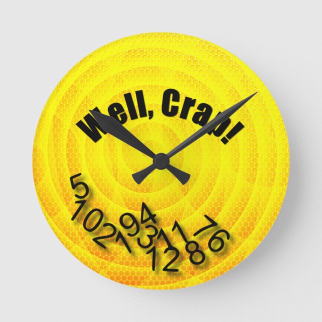 Brken Rund Klocka (Framsida)