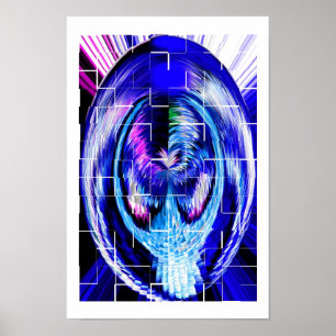 Brken spegel art poster